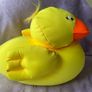 Yellow Duck Beanbag Pillow / Microbead Plush 15" Image 3