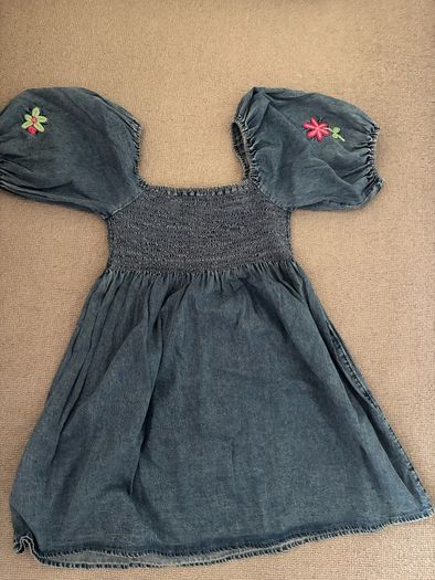 Next girls denim dress
