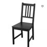 ikea black chair like new Image 3