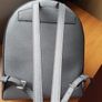 BNWT - Michael Kors Jessa MD Convertible Backpack Grey Leather Image 8