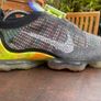 Unisex Mens Womens Nike Air Vapormax 2020 Flyknit Grey White Trainers Size UK9 Image 4