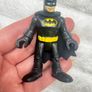Imaginext DC Super Friends Batgirl And Batman approx. 7 cm. Used Please see photos Image 3