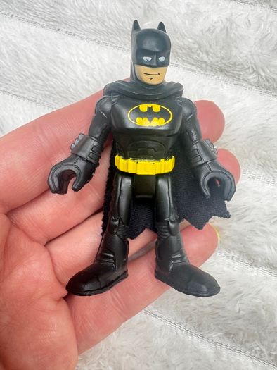 Imaginext DC Super Friends Batgirl And Batman approx. 7 cm. Used Please see photos
