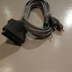 1.5m Scart to RCA Triple 3 x Phono Cable Composite Audio Video Lead