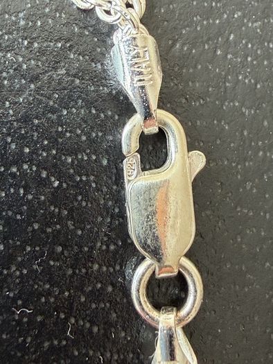 silver necklace