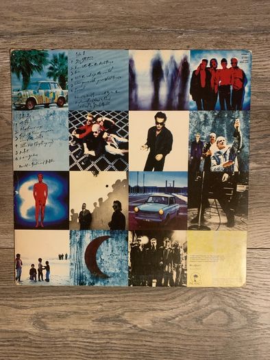 U2  - Achtung Baby Original 1991 First Press 12 inch Vinyl Album