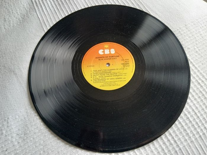Blue oyster cult agent of fortune original uk 1976