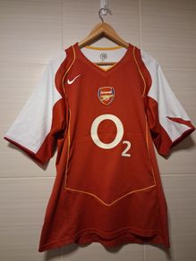 Arsenal Jersey. Official Nike Arsenal Mens Home Jersey From Season 2004 / 2005. Authentic Original From The Time. Not A Modern Day Remake.