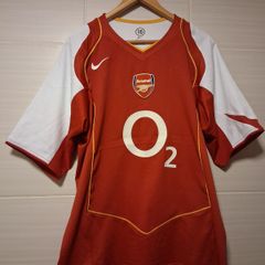 Arsenal Jersey. Official Nike Arsenal Mens Home Jersey From Season 2004 / 2005. Authentic Original From The Time. Not A Modern Day Remake.