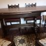 Extension Dining Table and Chairs. Image 5