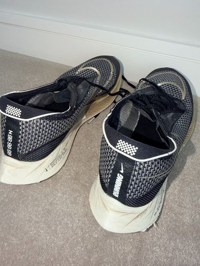Nike ZoomX Streakfly Men's Road Racing Running Shoes in Black - Size UK 10