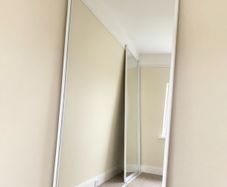 Mirror sliding doors