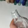 210 - Set of Two Vintage Cork Distilleries Company Clear Glass Decorative Collectible Whiskey Vodka Bottles Image 3