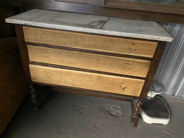 oak dresser vanity