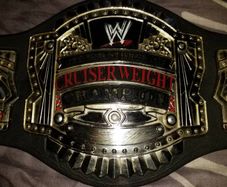 Wwe Cruiser Welght Champion Belt