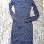 Navy Lace Pencil Dress.Size 8 Image 2