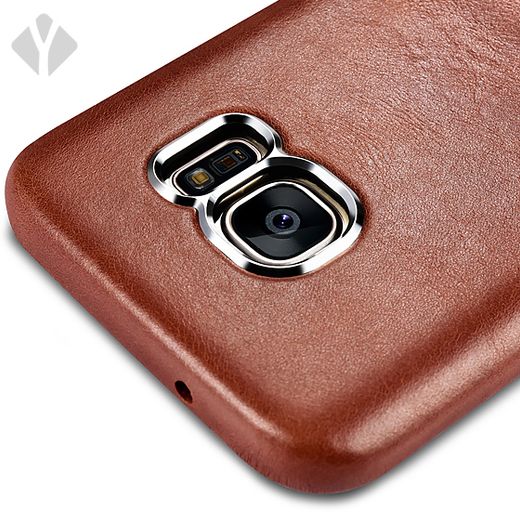 S7 Vintage Leather Back Cover