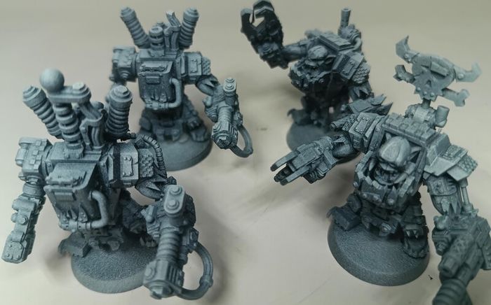 Ork Meganobz and Mek