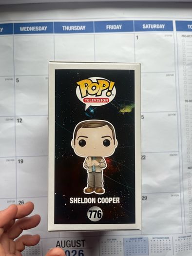 The Big Bang Theory Funko Pops - Sheldon, Leonard, Penny, Raj, Amy Stuart