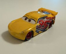 Disney Pixar Cars Cruz Ramirez "Rust-Eze" sponsor logo