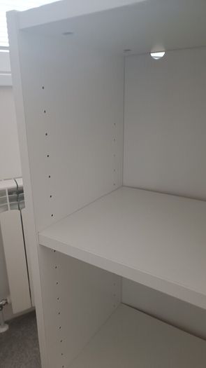White shelf