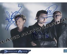 Depeche Mode Autographs
