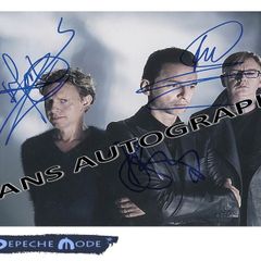 Depeche Mode Autographs
