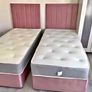 New Stylish single ,Double 4ft, 4ft6, King 5ft And 6ft Superking Sizes Divan Beds Instock. Drawers And Optional Tufted Mattresses Available. Free Delivery Image 5