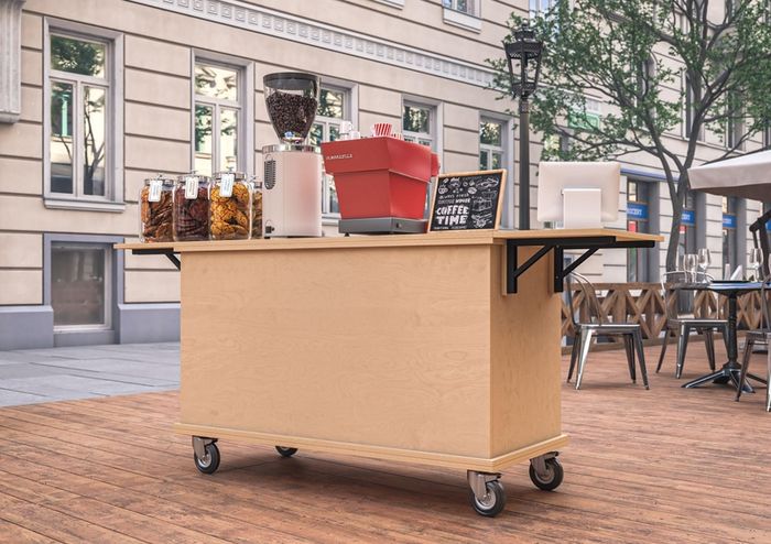 Collapsible Coffee Carts