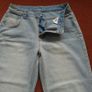 Light wash wide leg jeans Image 4