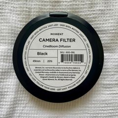 Moment 20% diffusion 49mm filter