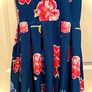 Superdry Floral Print Scuba Skater Dress Image 2