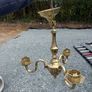 Brass candelabra Image 2