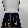 New 10kt gold pendant and chain Image 4