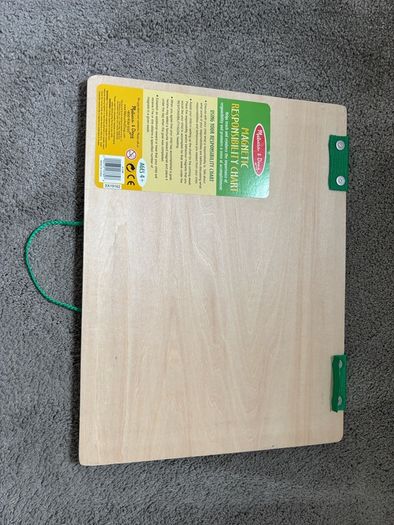 mellisa and dough magnetic responsibly kids chart 40x30cm