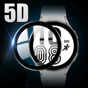 5D Fibre Glass Protective Film For Samsung Galaxy Watch 4  44mm  Soft Screen Protector Cover for Samsung Watch4 44mm size