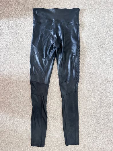 Spanx Moto Black Leggings S