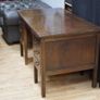 Vintage Oak Office Desk Image 4