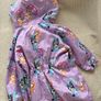 Bluey Rainy Day Print Hooded Puddlesuit (raincoat) in Purple 18-24 months Image 6