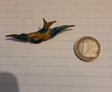 Vintage Ladies Bird Brooch