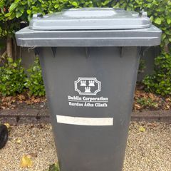 Wheelie Black bin