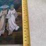Plaque w/ Hand-Painted 20 X 15 CM.OF Two ladies walking through the country Image 7