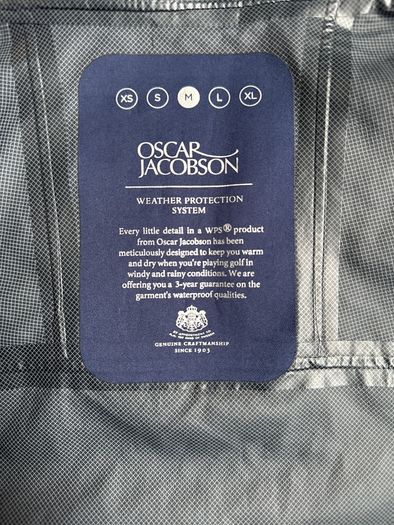 oscar jacobson full wps waterproof jacket & trousers