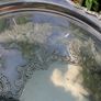 Vintage Silver and Gold Plate Serving Tray EPNS. 12" diameter Image 8