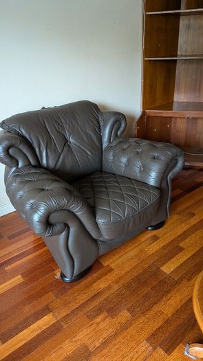 3 piece leather couch