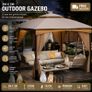 3m x 3m Premium Outdoor Gazebo - Free Delivery Image 4