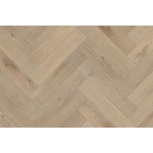 Herringbone LVT Flooring - Eden Oak 60x12.5cm