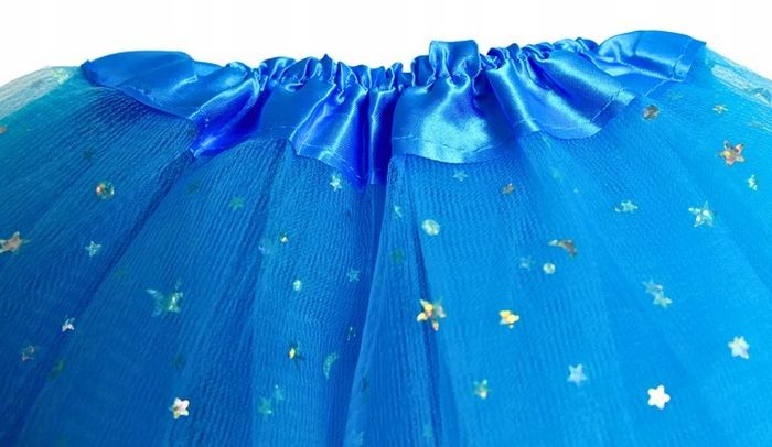 Children's blue tulle skirt one size