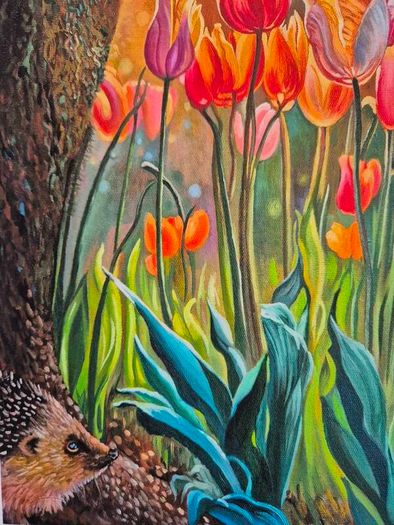 Where the hedgehog dreamed - Art Print