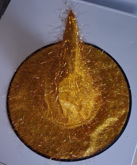 Kids - Gold Tinsel Witches Shimmering Hat